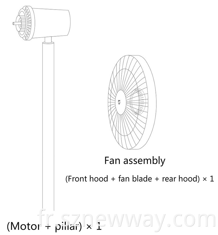 Xiaomi Mi Smart Fan 1x